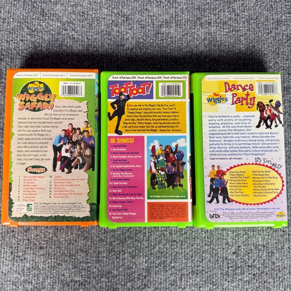 Lot 3 The Wiggles DVD Wiggly Safari Dance Party - Picture 2 of 6